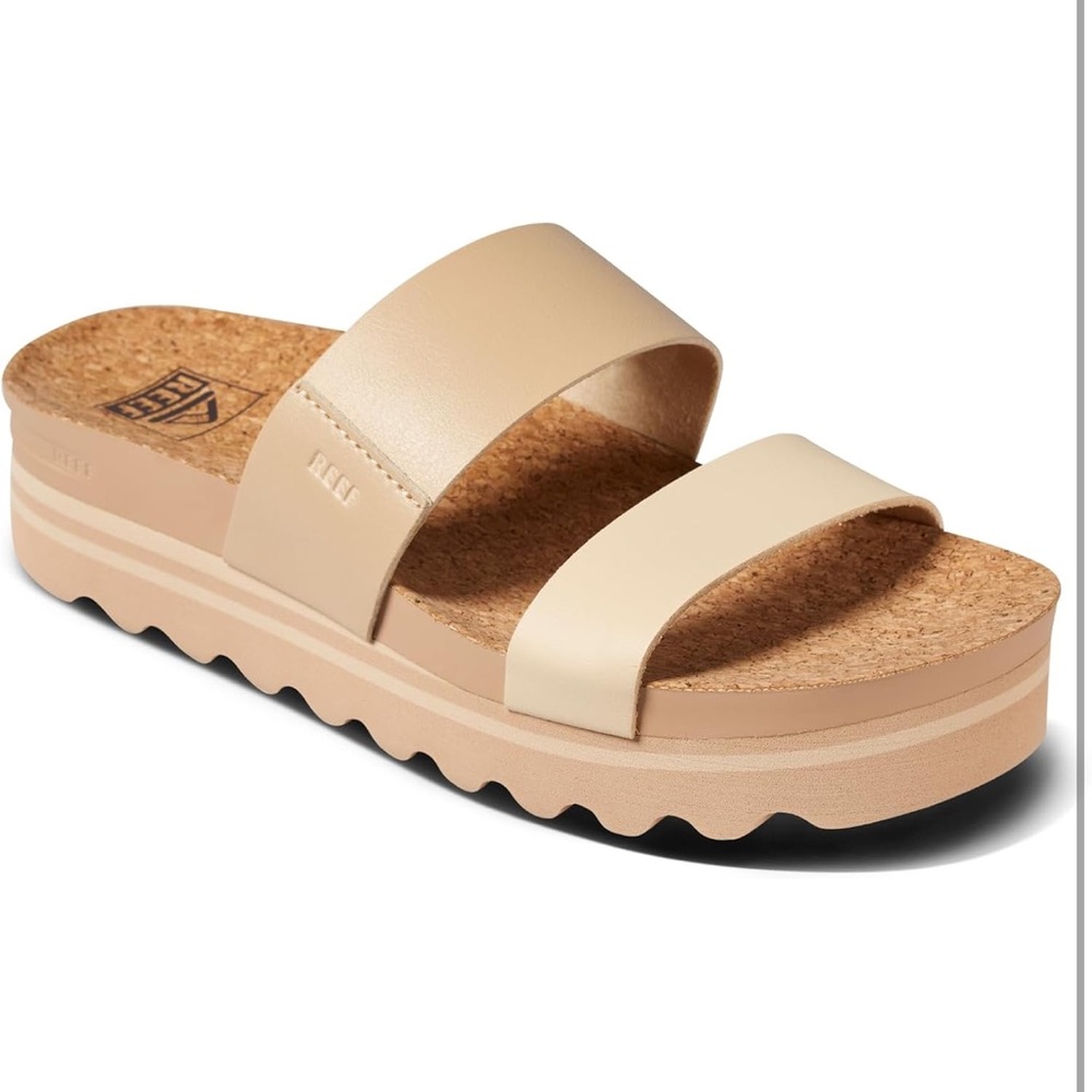 REEF Women's Cushion Vista Hi Platform Sandal size 8